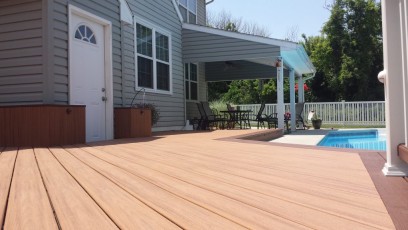 Deck And Pool - Low View